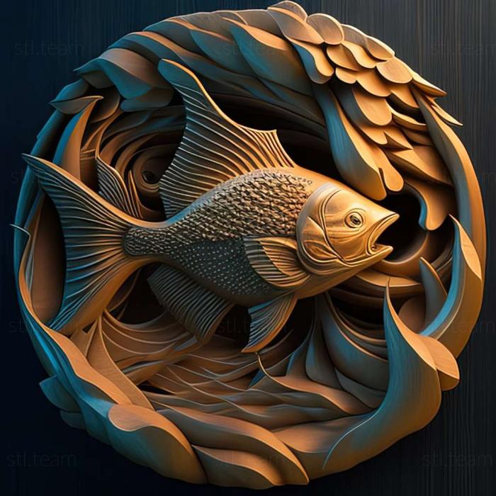 3D модель Рыба-метеор (STL)